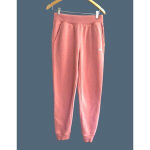 FILA- WOMENS PINK ELASTIC WAIST TAPPER LEG SWEATPANTS SIZE SMALL